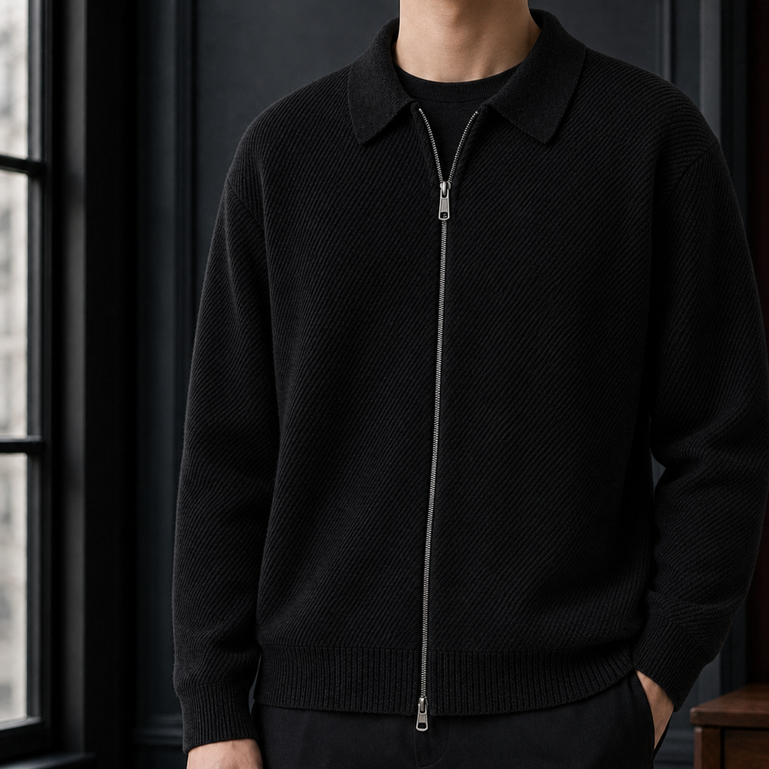 Men's Zip-Up Cardigan