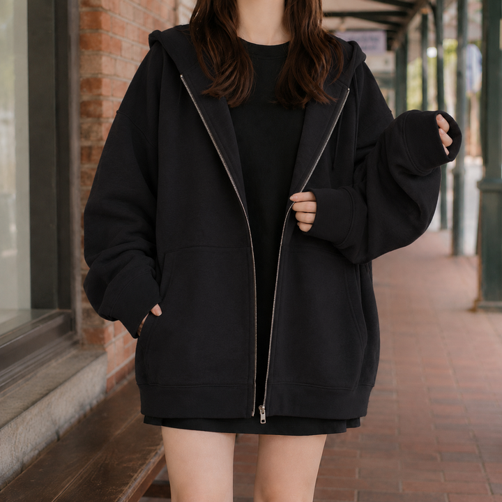 Sweatshirt com capuz para mulher
