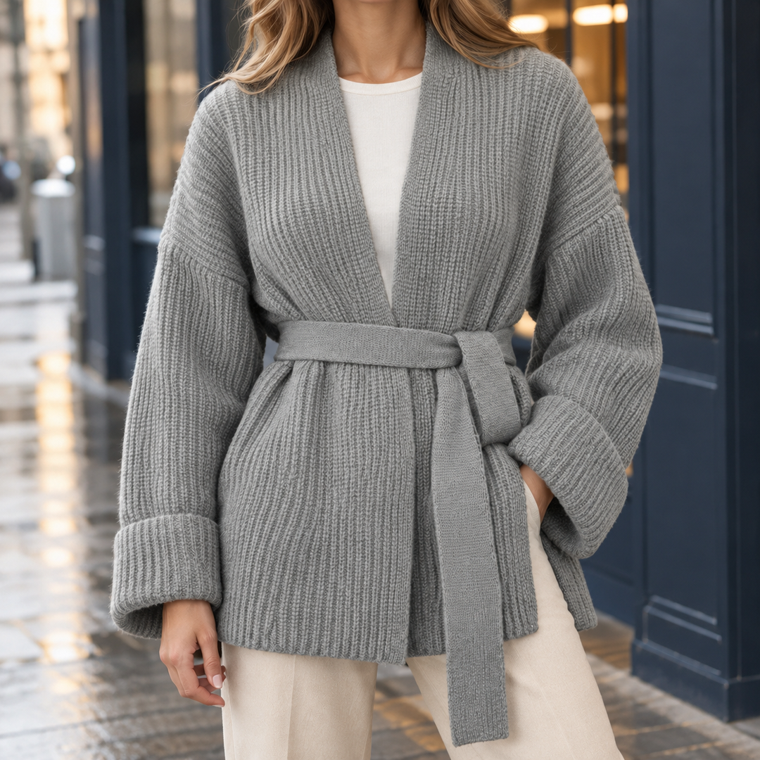 Women's Belted Cardigan