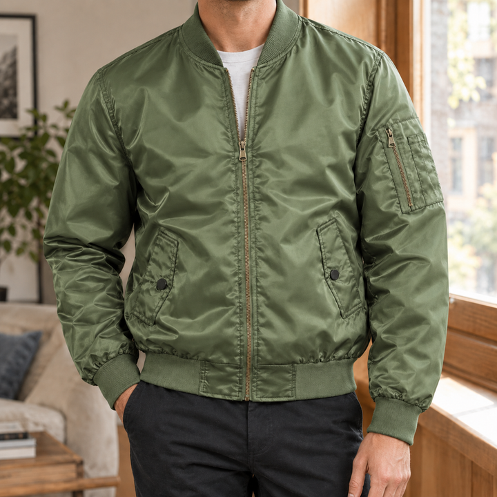 Stylische Herren-Bomberjacke