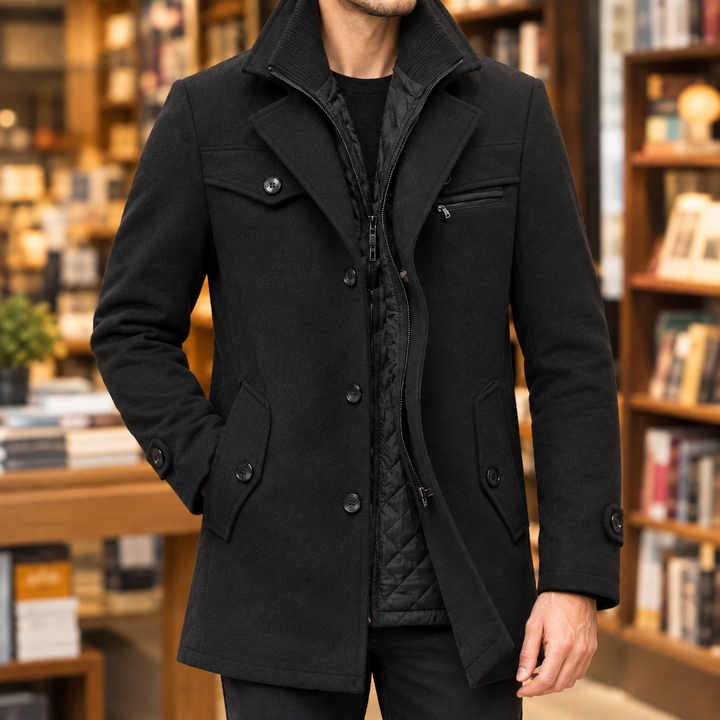 Men's Classic Wool Overcoat