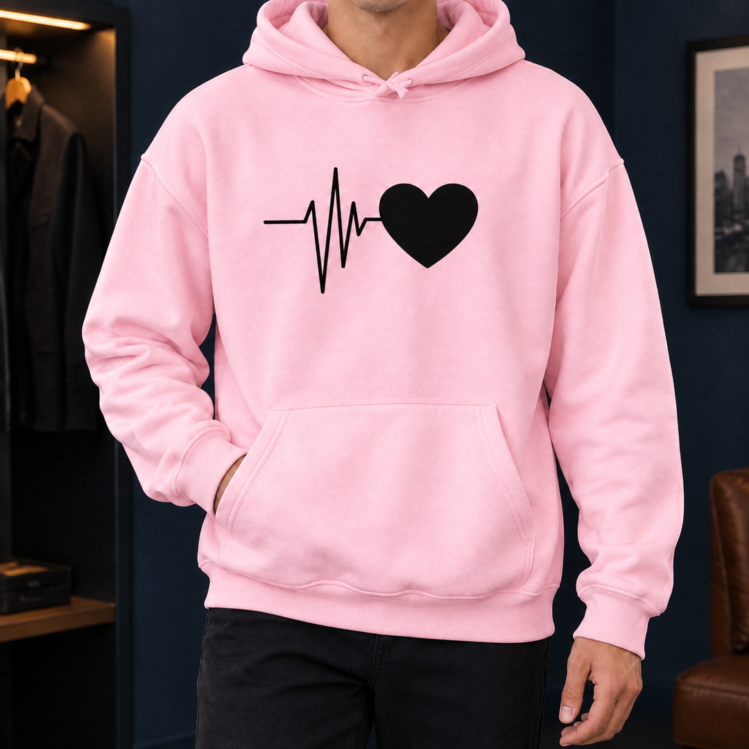Men's Heartbeat Graphic Hoodie