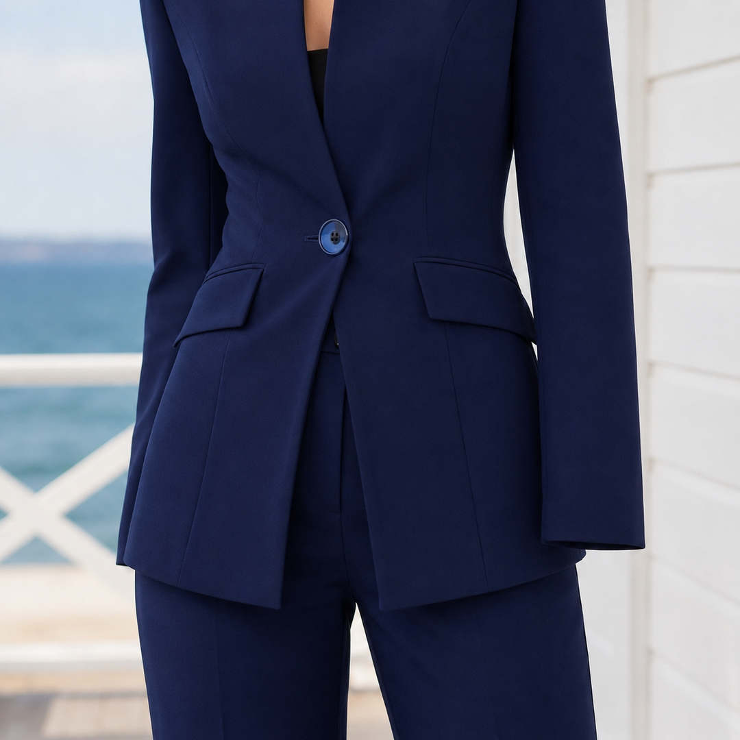 Women's Tailored Two-Piece Outfit Set