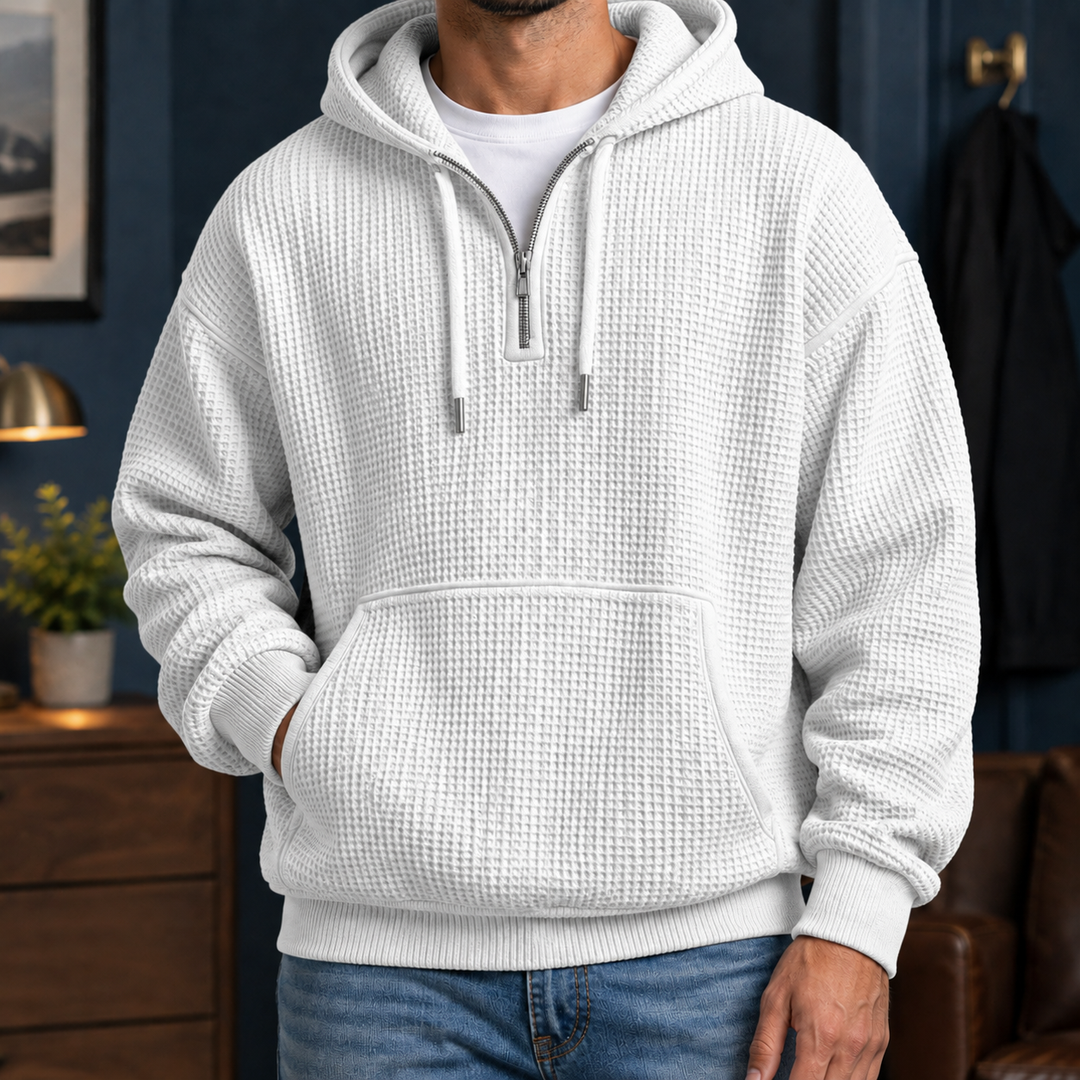 Men's Waffle Knit Hoodie