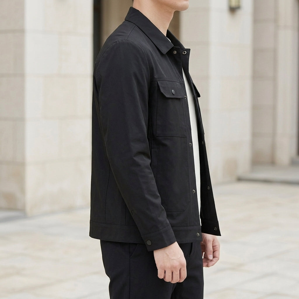 Herrenjacke im Workwear-Stil