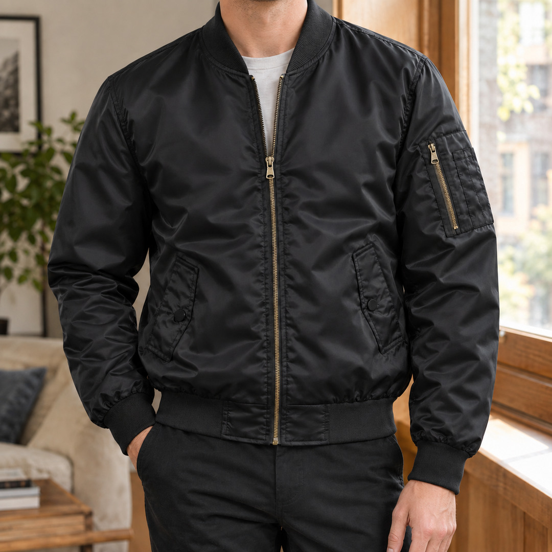 Stylische Herren-Bomberjacke