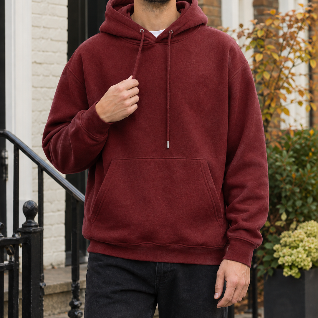Lässiger Hoodie mit lockerer Passform für Herren