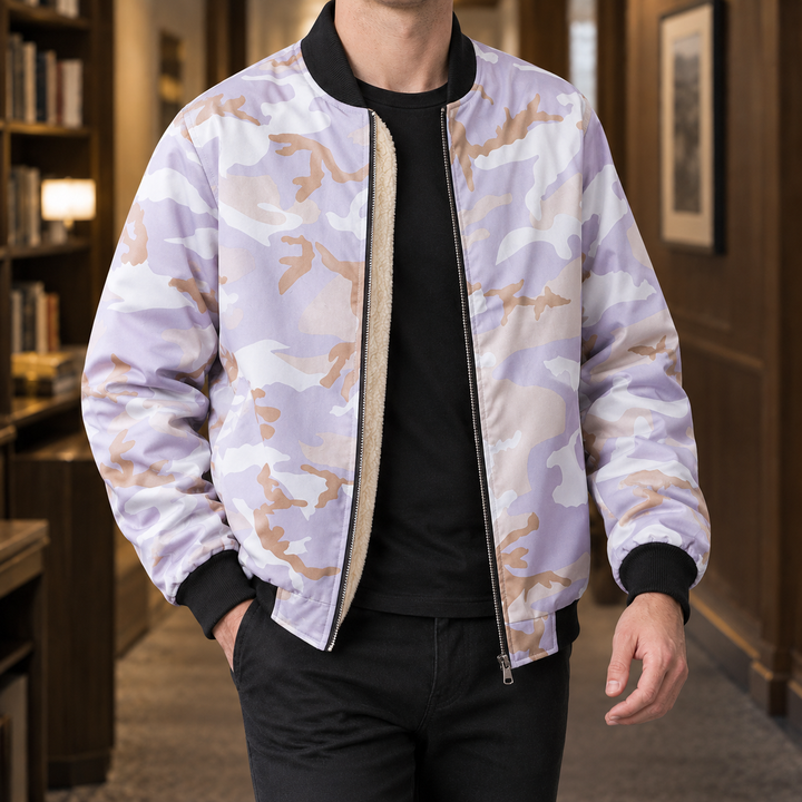 Blouson aviateur camouflage pour homme