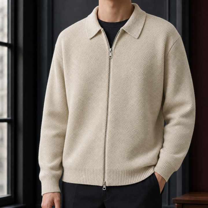 Men's Zip-Up Cardigan