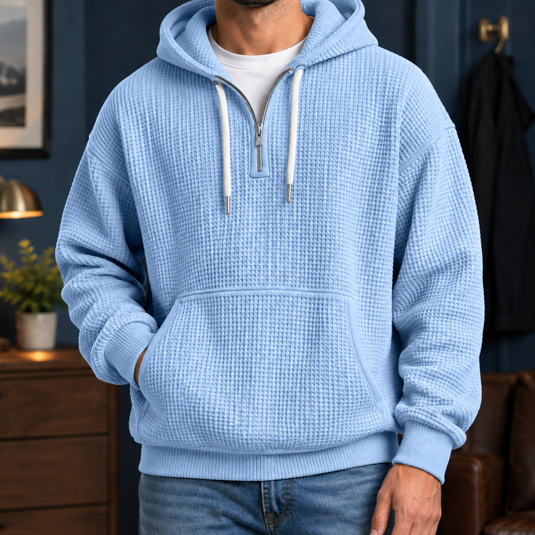 Men's Waffle Knit Hoodie