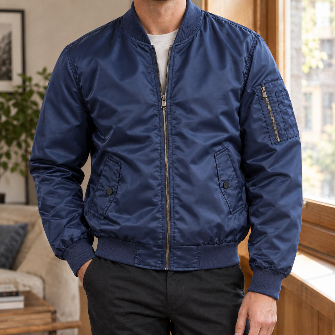 Stylische Herren-Bomberjacke