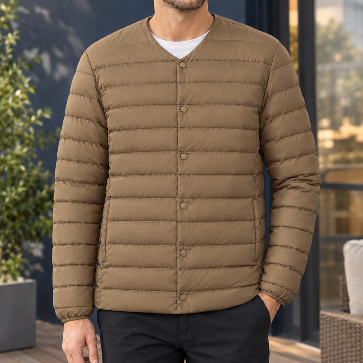 Kragenlose Herrenjacke