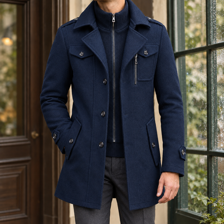 Men's Classic Wool Overcoat