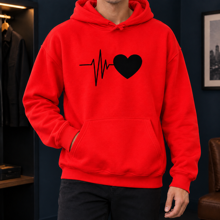 Men's Heartbeat Graphic Hoodie