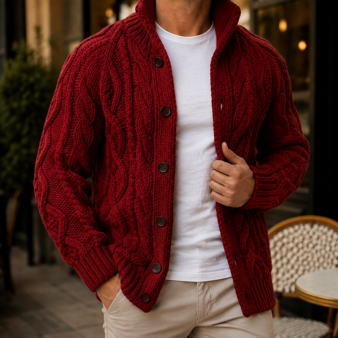 Men's Cable Knit Sweater