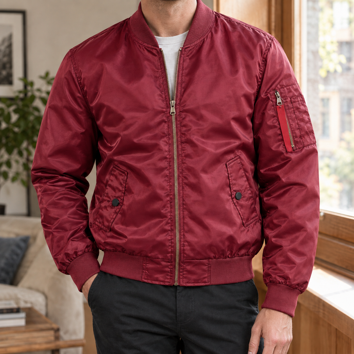 Stylische Herren-Bomberjacke