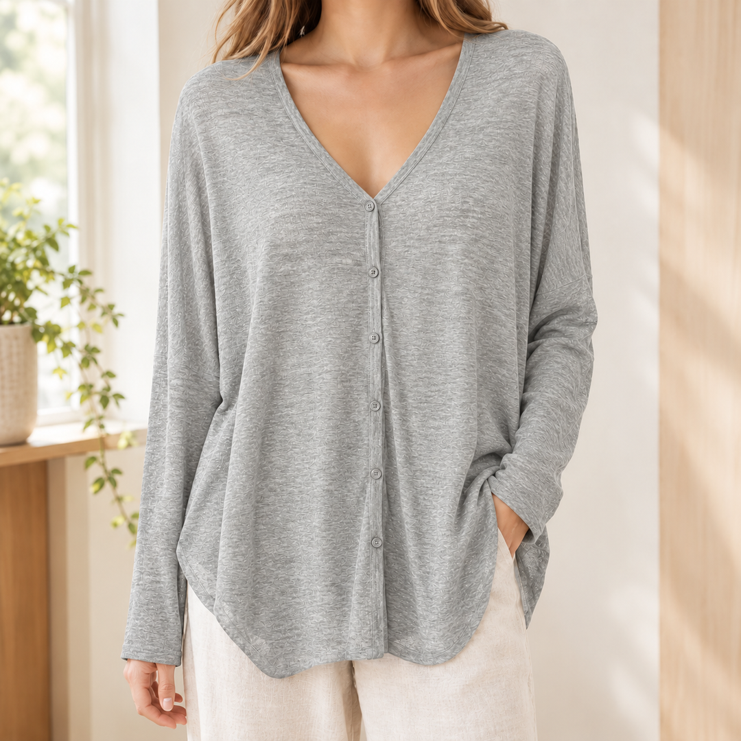 Cardigan drapé pour femme
