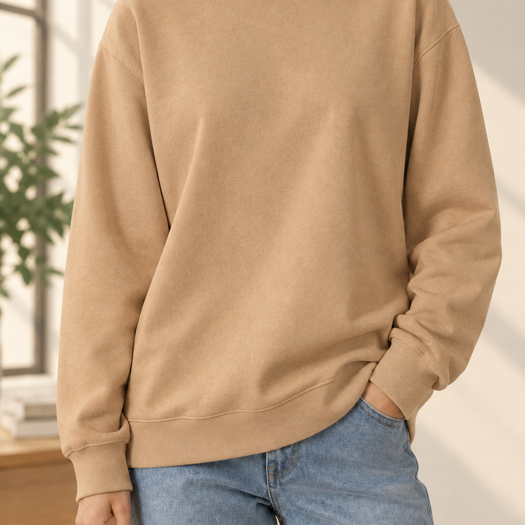 Afslappet sweatshirt til kvinder