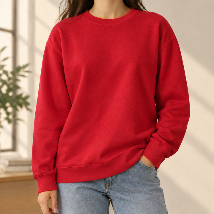Afslappet sweatshirt til kvinder
