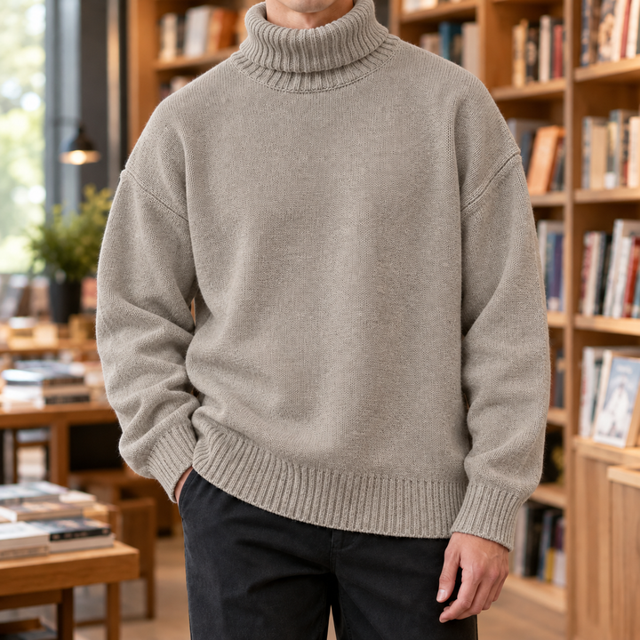 Klassischer Rollkragenpullover für Herren