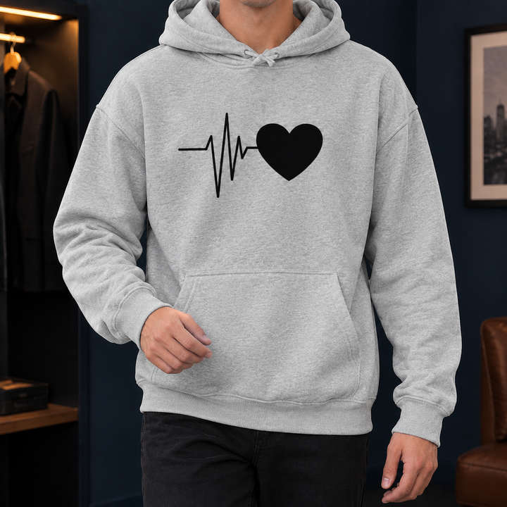 Men's Heartbeat Graphic Hoodie