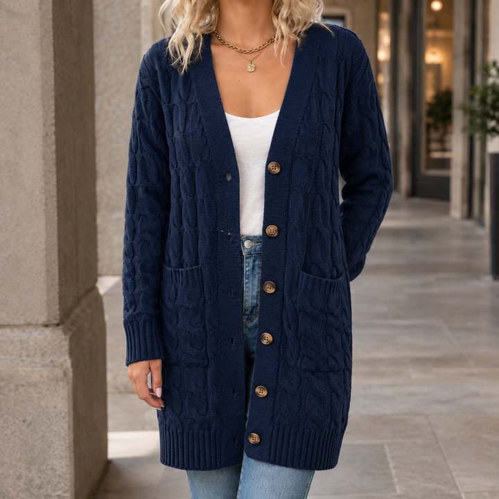 Women's Cable Knit Cardigan