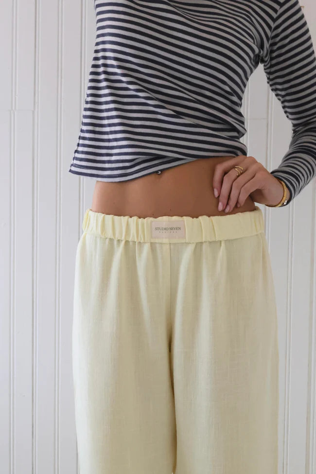 Ivy | Women's Cotton Comfort Fit Lounge Pants-Metro Lane Plaza