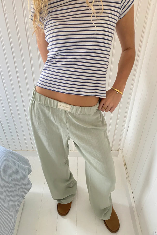 Ivy | Women's Cotton Comfort Fit Lounge Pants-Metro Lane Plaza