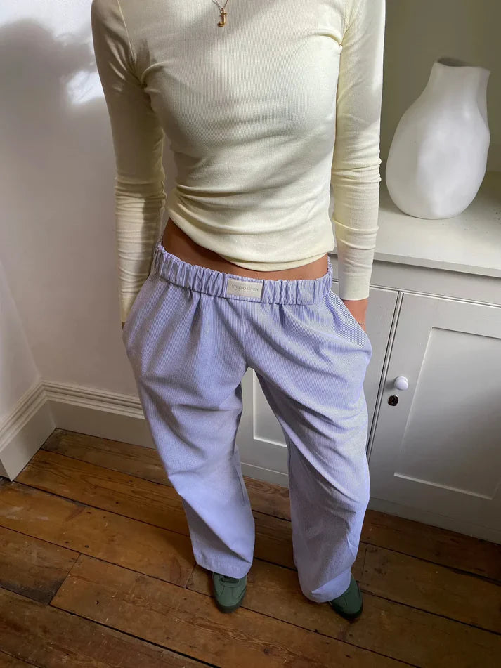 Ivy | Women's Cotton Comfort Fit Lounge Pants-Metro Lane Plaza