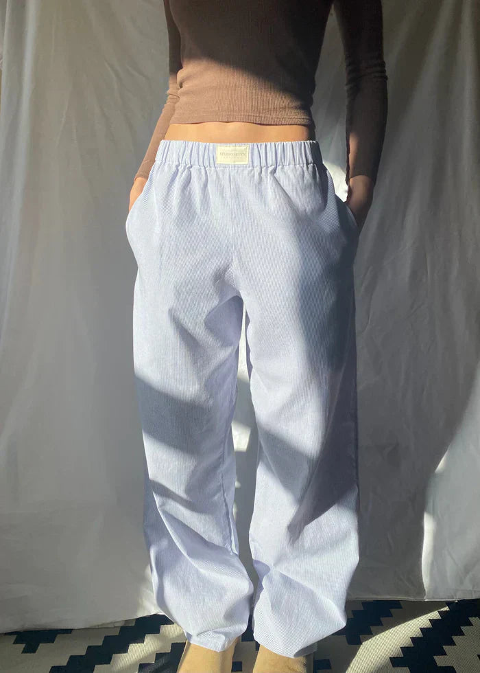 Ivy | Women's Cotton Comfort Fit Lounge Pants-Metro Lane Plaza