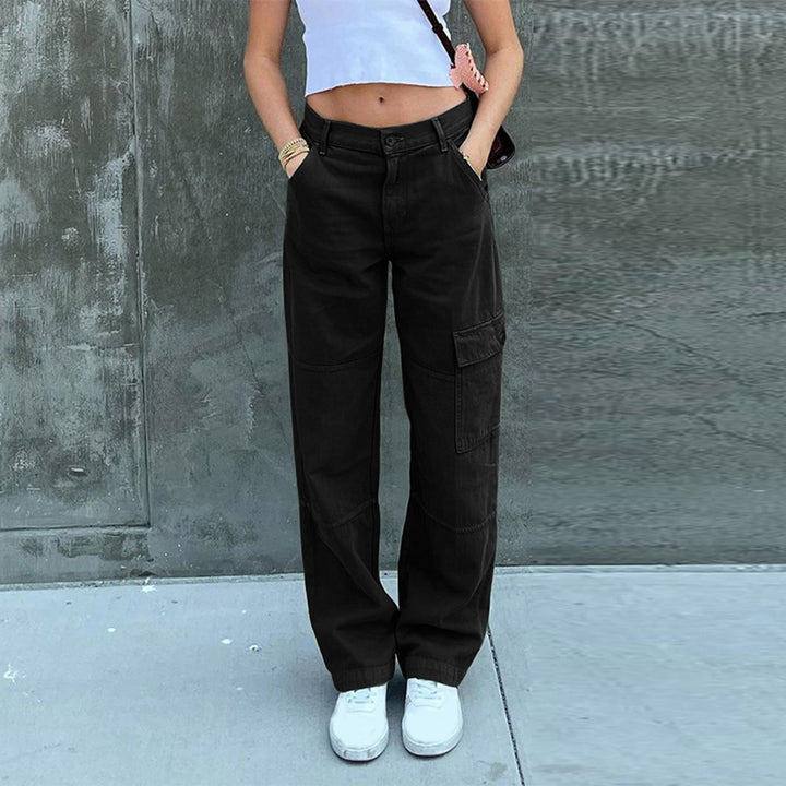 Women's Casual Cotton Cargo Pants – Stylish Everyday Wear-Metro Lane Plaza