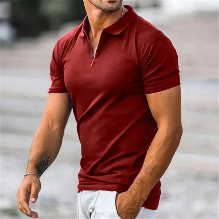 Men's Long Sleeve Polo Shirt - Stylish and Comfortable Apparel-Metro Lane Plaza