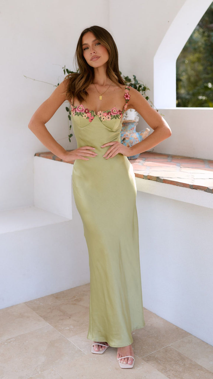 Jayla | Women's Sleeveless V-Neck Maxi Dress-Metro Lane Plaza