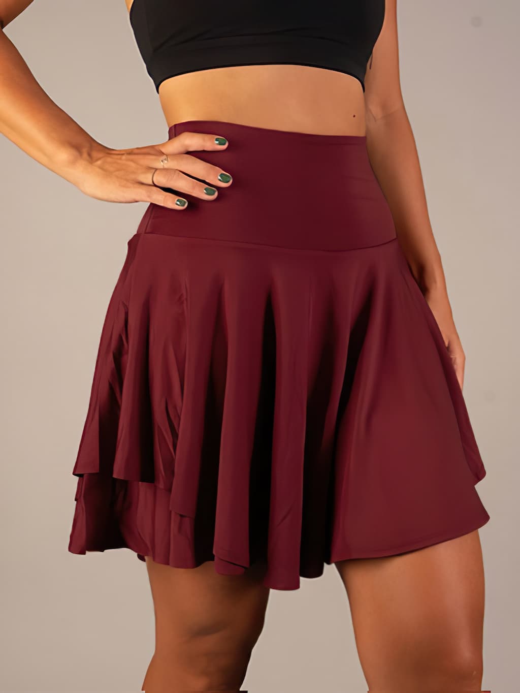Jenay | Women's Sports Skirt with Built-in Shorts - Lightweight & Breathable-Metro Lane Plaza