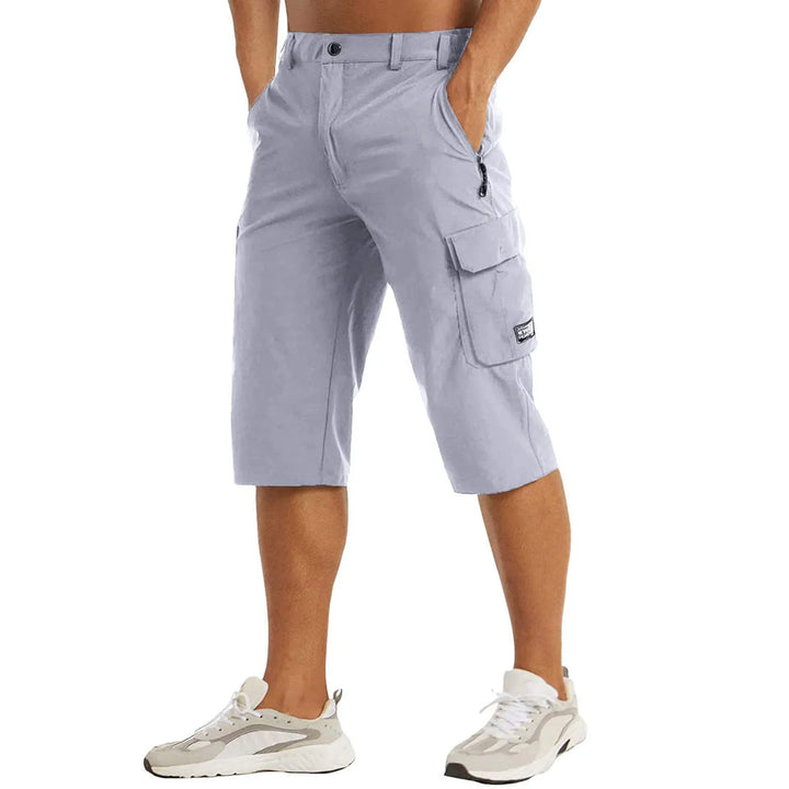 Jerry | Men's Cargo Capri Shorts-Metro Lane Plaza