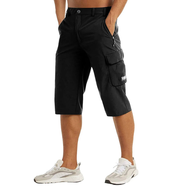 Jerry | Men's Cargo Capri Shorts-Metro Lane Plaza