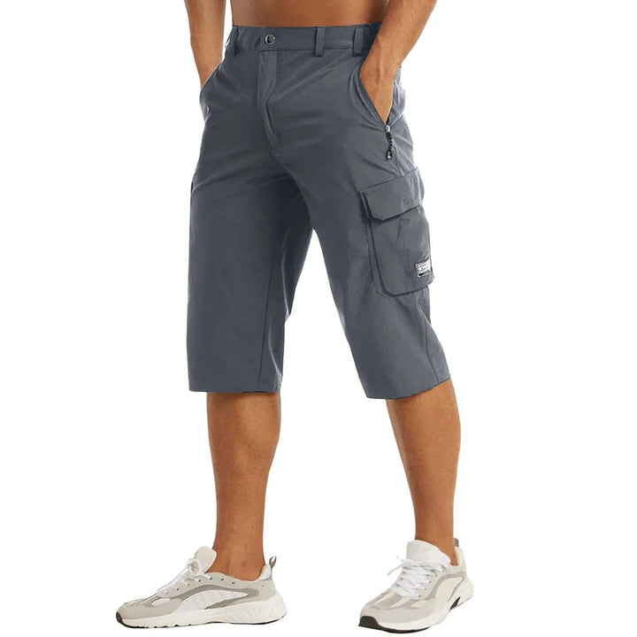 Jerry | Men's Cargo Capri Shorts-Metro Lane Plaza