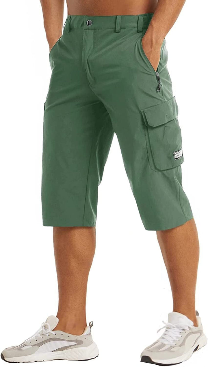 Jerry | Men's Cargo Capri Shorts-Metro Lane Plaza