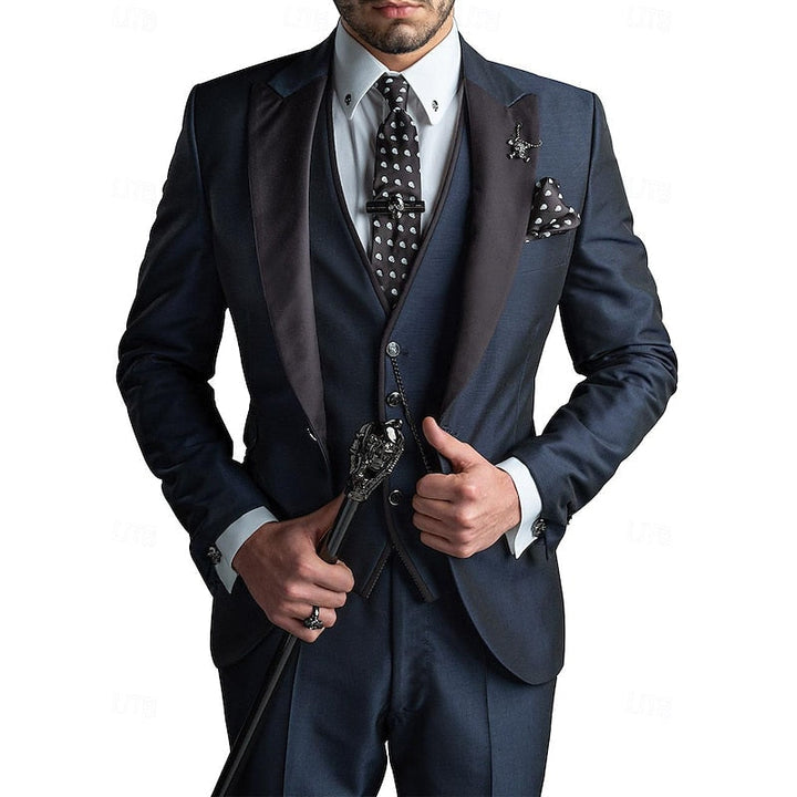 Oliver | Men's Lightweight Linen Suit-Metro Lane Plaza