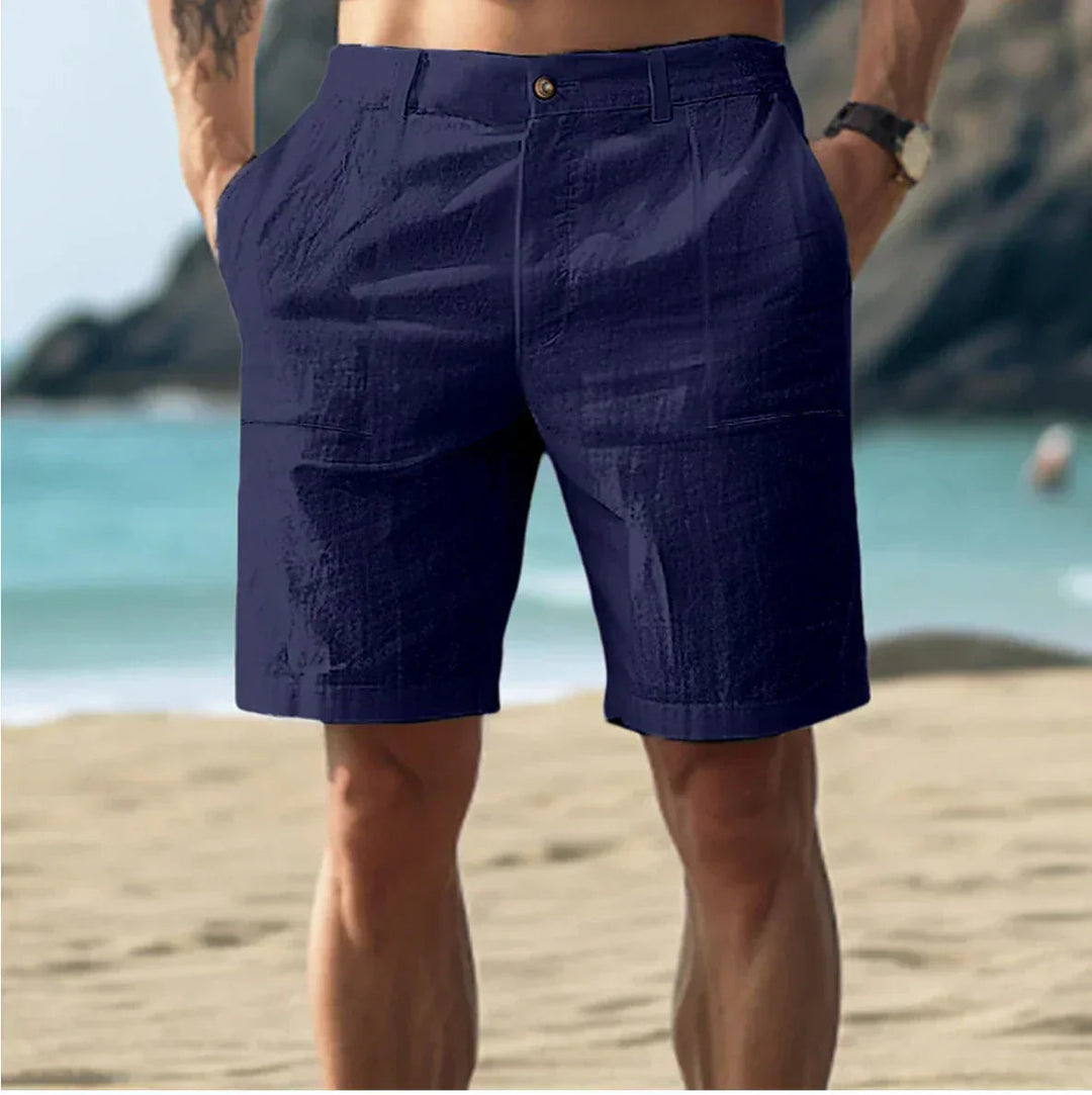 Jonathan | Men's Casual Mid-Length Shorts-Metro Lane Plaza