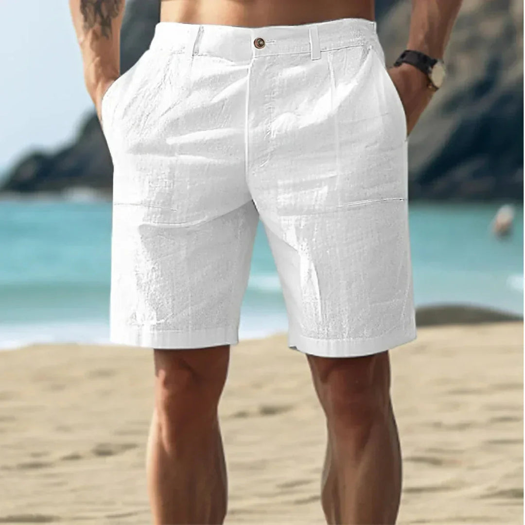 Jonathan | Men's Casual Mid-Length Shorts-Metro Lane Plaza