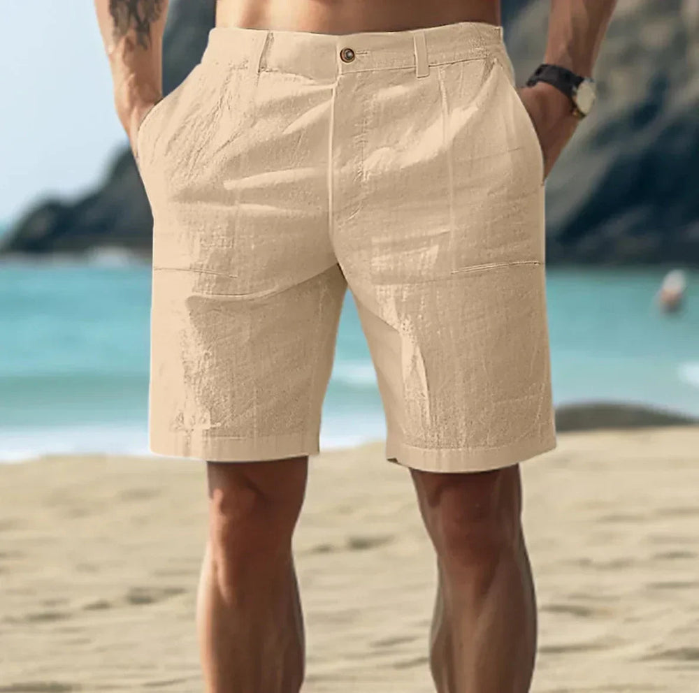 Jonathan | Men's Casual Mid-Length Shorts-Metro Lane Plaza
