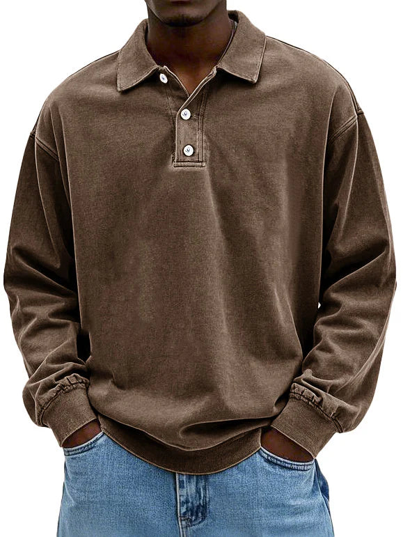 Jordan | Men's Long Sleeve Button-Down Dress Shirt-Metro Lane Plaza