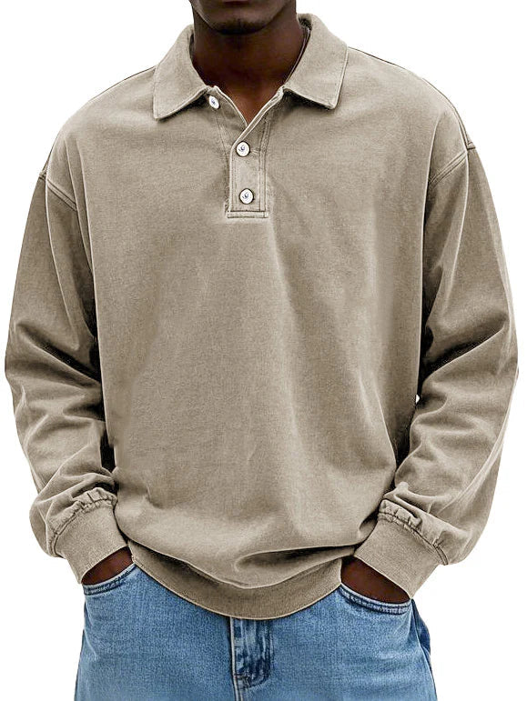 Jordan | Men's Long Sleeve Button-Down Dress Shirt-Metro Lane Plaza