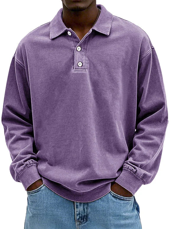 Jordan | Men's Long Sleeve Button-Down Dress Shirt-Metro Lane Plaza