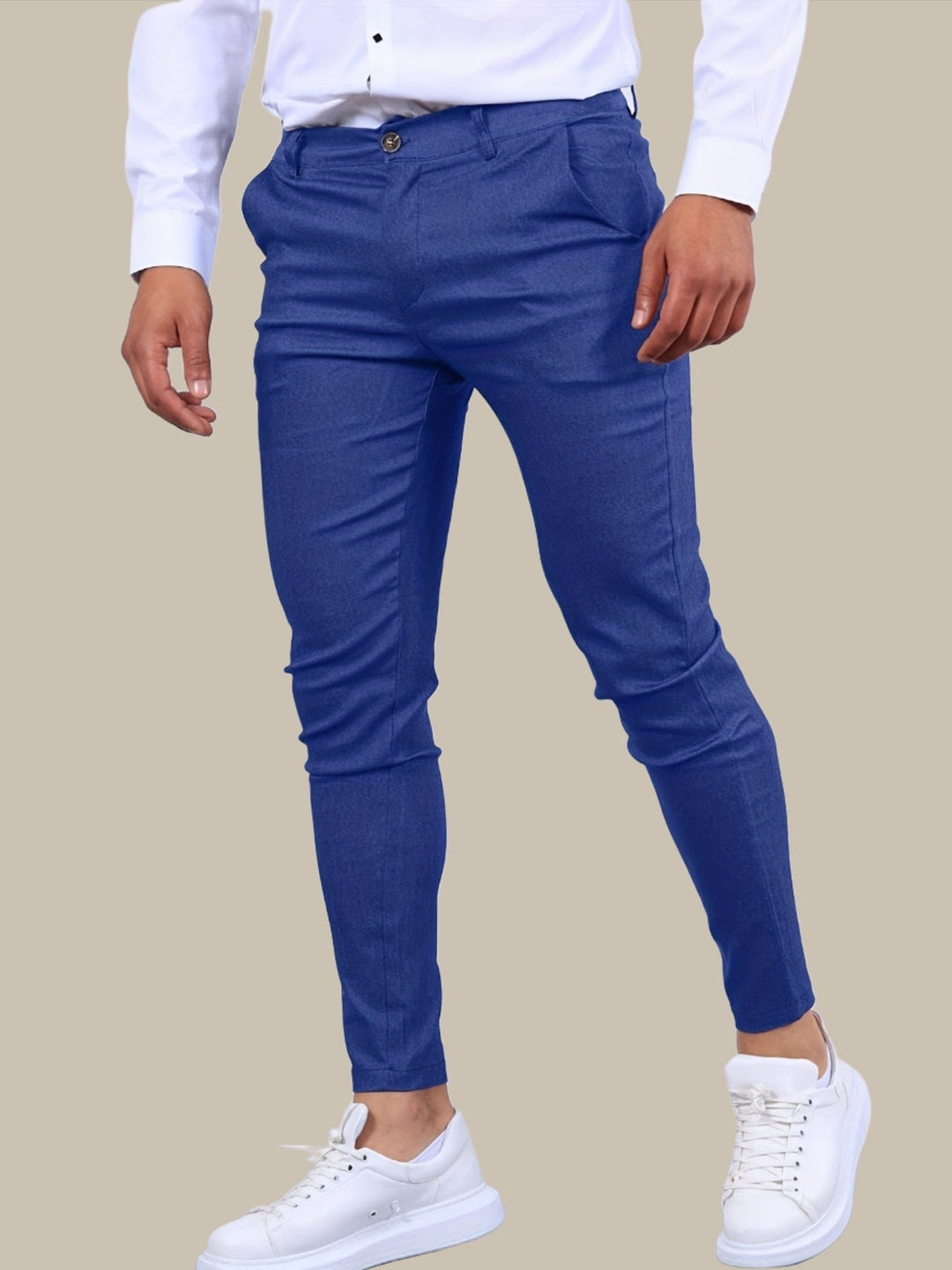 Men's Stretch Skinny-Fit Chino Pants for Modern Style-Metro Lane Plaza