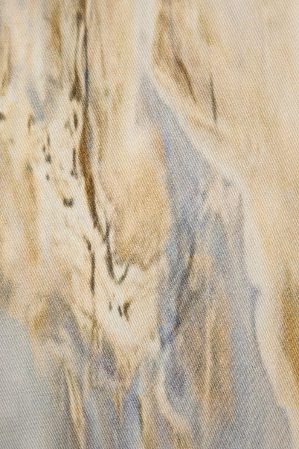 Jossara | Women's High-Waisted Marble Print Loose Fit Trousers-Metro Lane Plaza