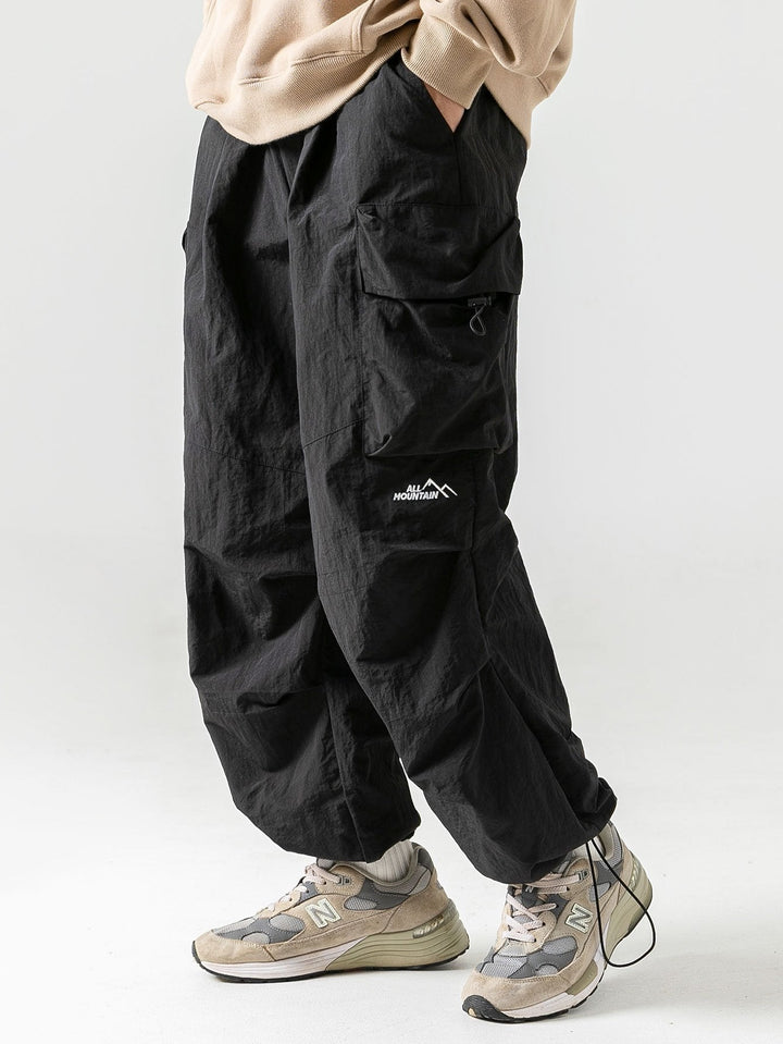 Men's Water-Resistant Cargo Pants for Outdoor and Hiking Activities-Metro Lane Plaza