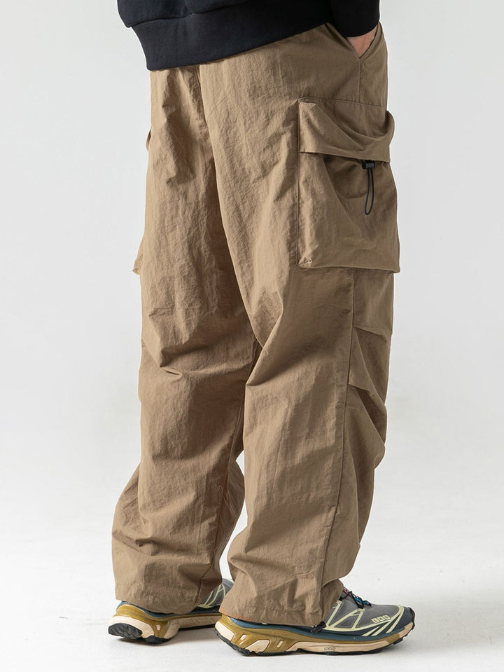 Men's Water-Resistant Cargo Pants for Outdoor and Hiking Activities-Metro Lane Plaza
