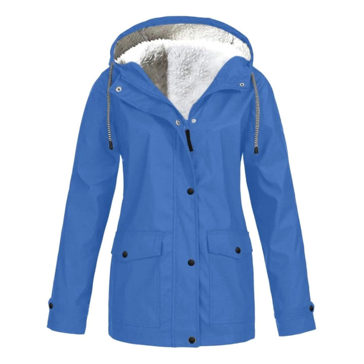 Women's Lightweight Windproof Hooded Rain Jacket for Autumn
